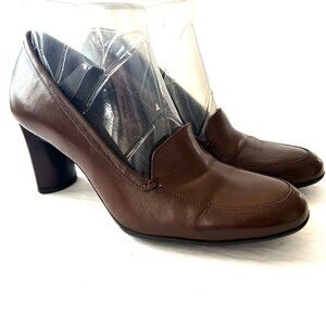 Cole Haan Chocolate Brown Leather Heels